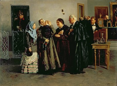 評決、「無罪」、1882 作： Vladimir Egorovic Makovsky